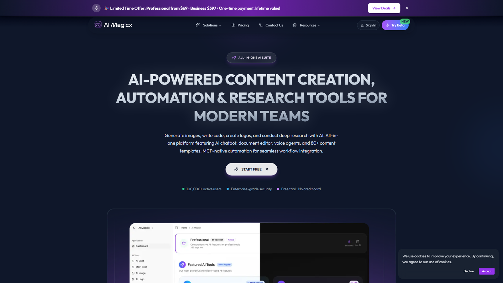 AI Magicx Screenshot
