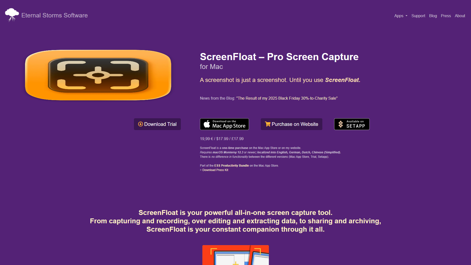 ScreenFloat Screenshot