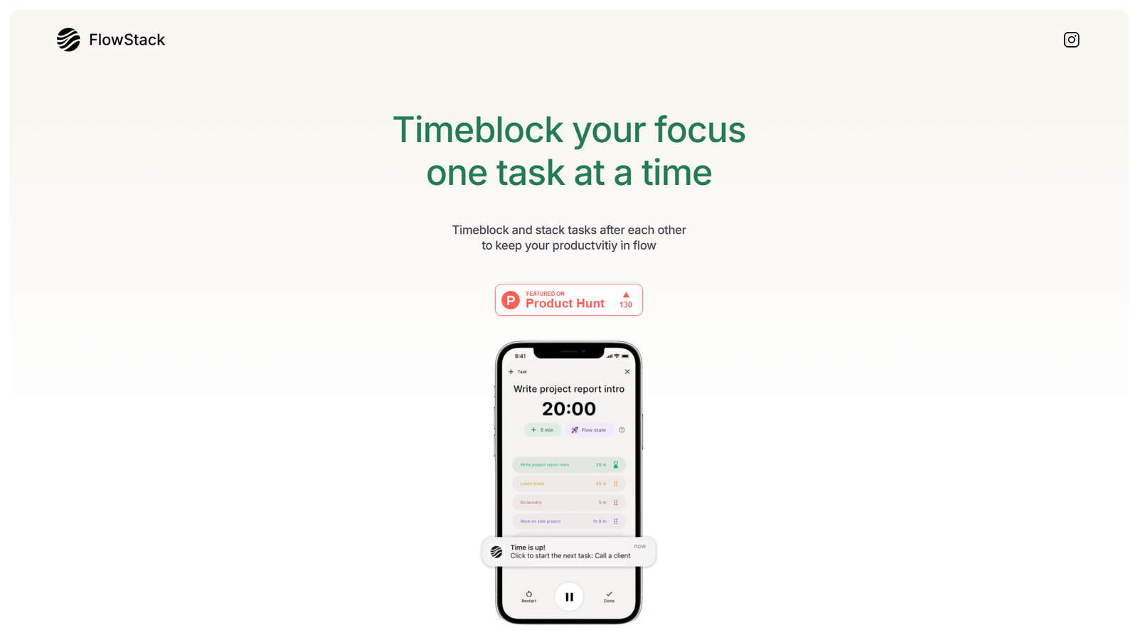 FlowStack Screenshot