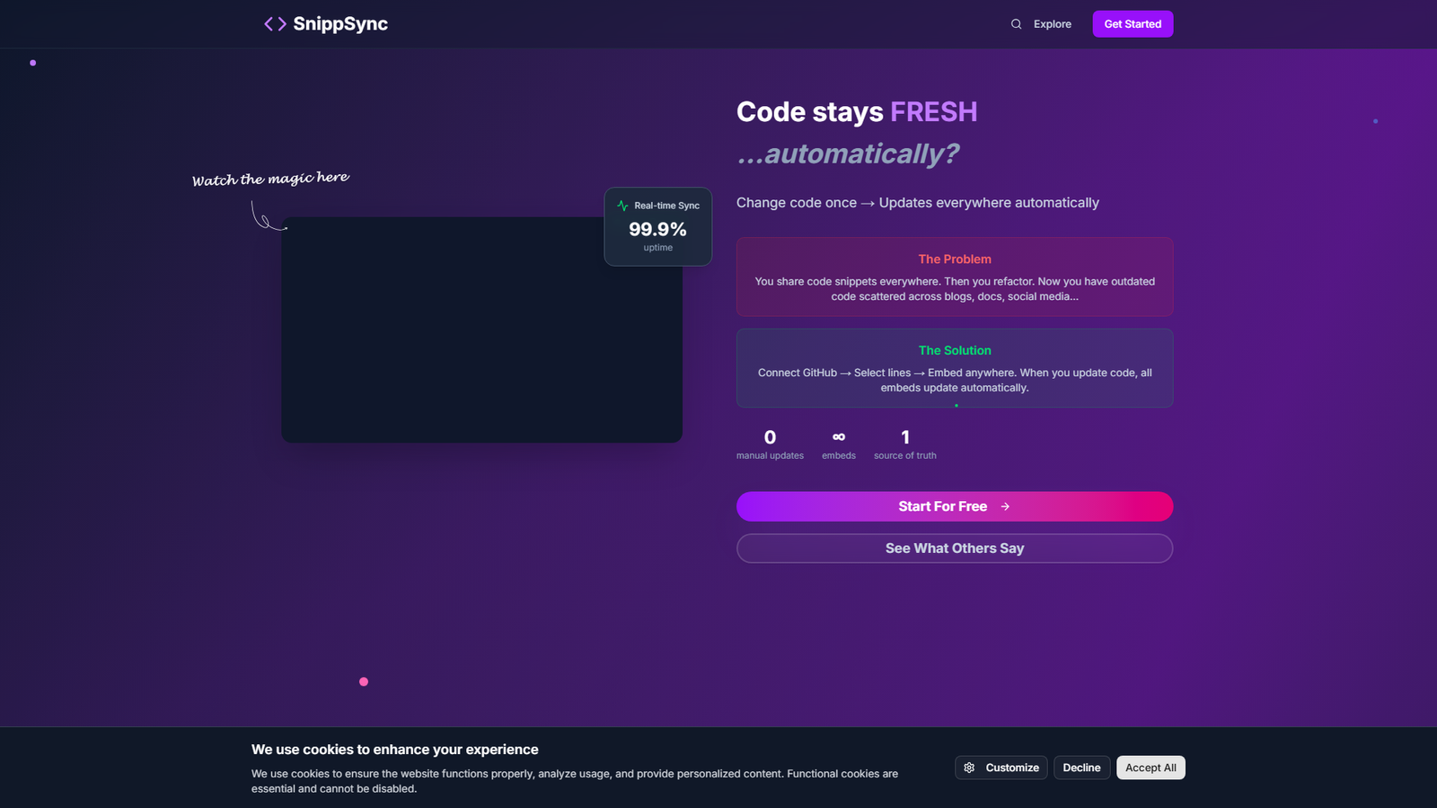 SnippSync Screenshot