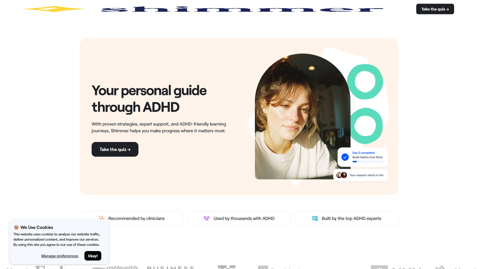 Shimmer Community Membership Screenshot