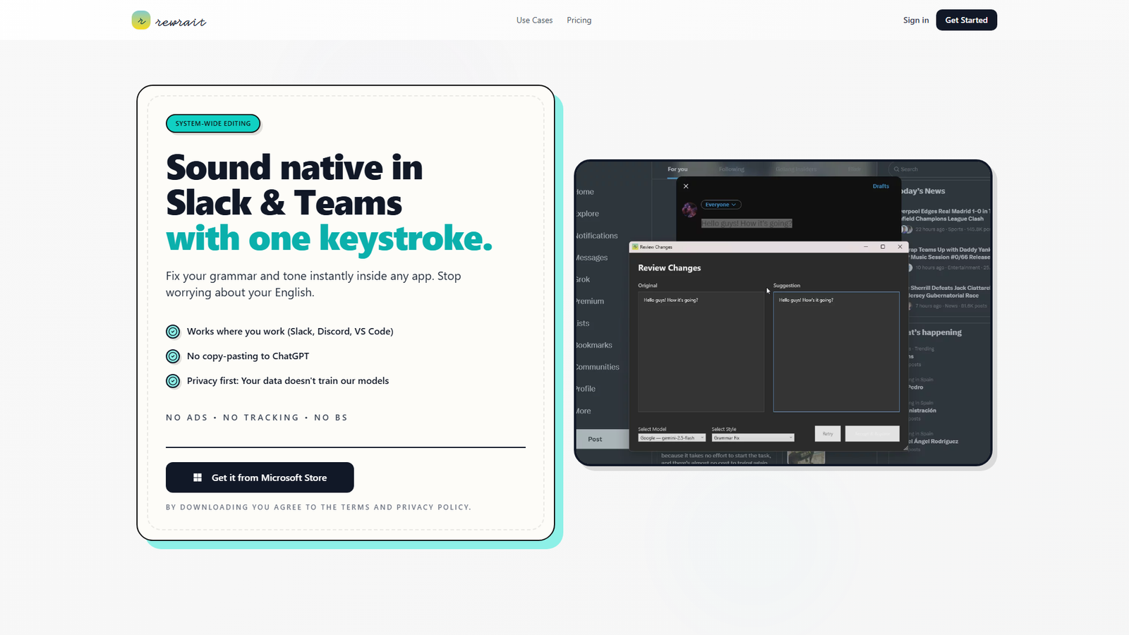 Rewrait for Windows Screenshot