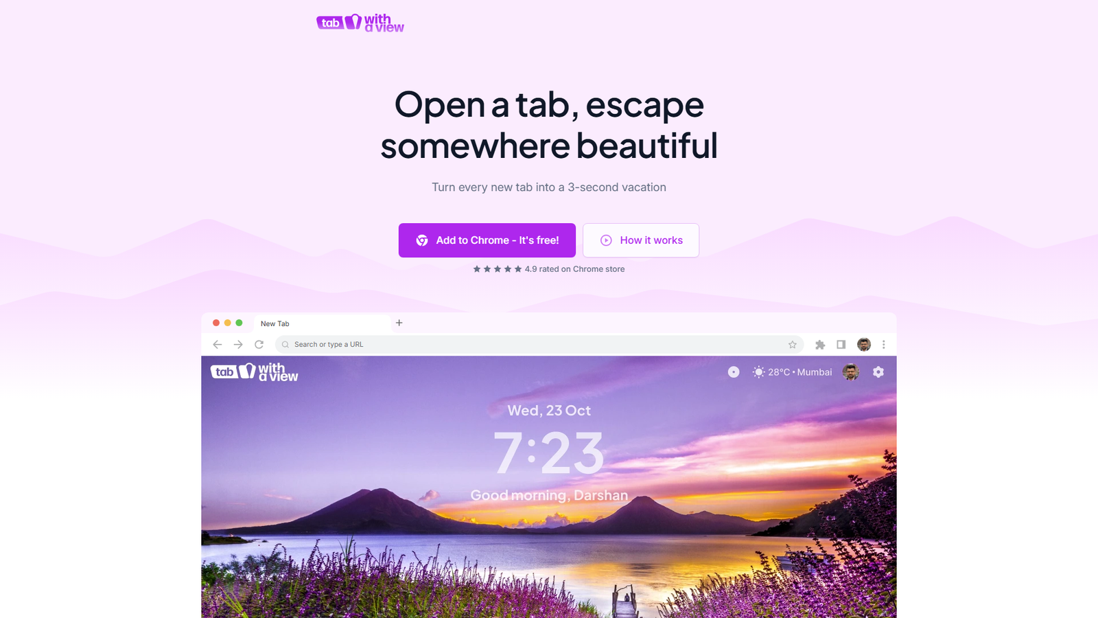 Tab With a View 2.0 Screenshot
