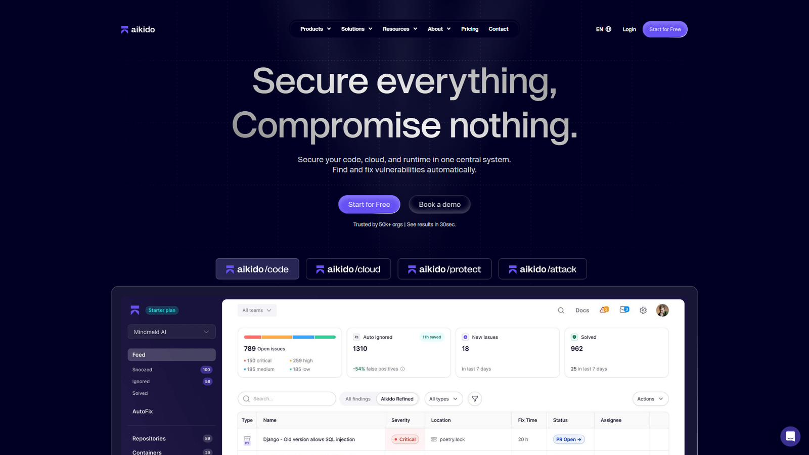 Aikido Security Screenshot