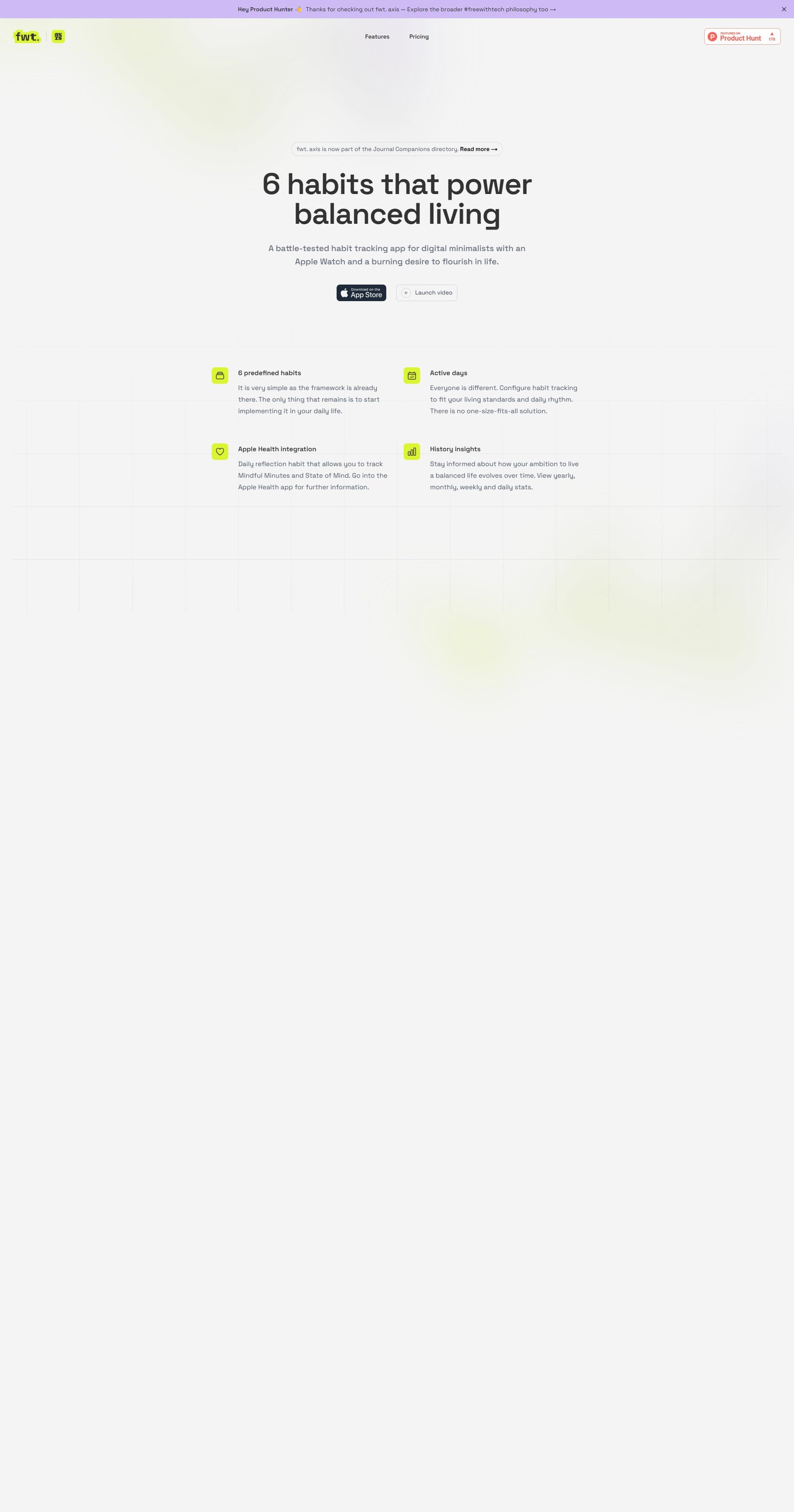 fwt. axis Screenshot