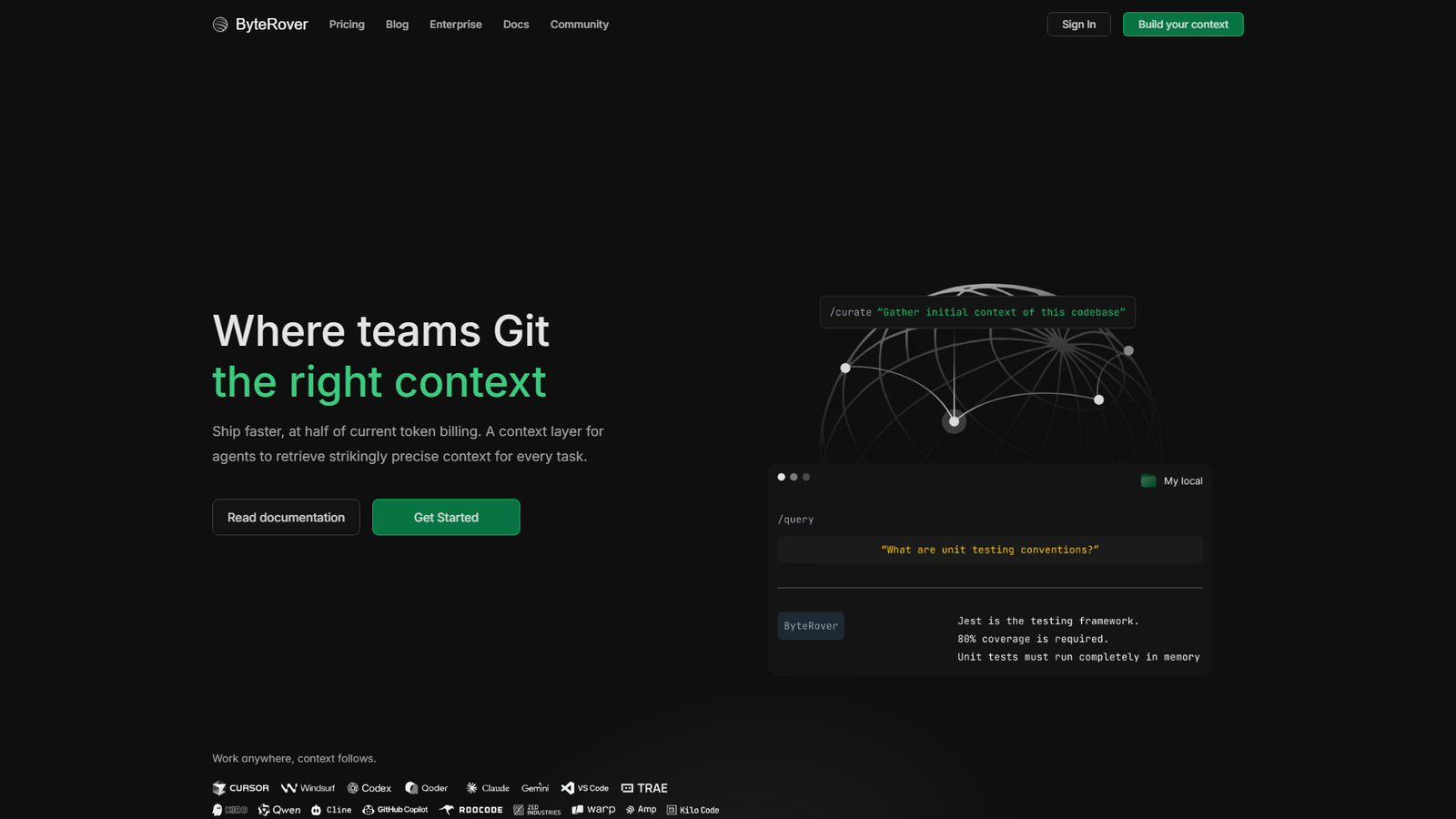 Byterover 2.0 Screenshot