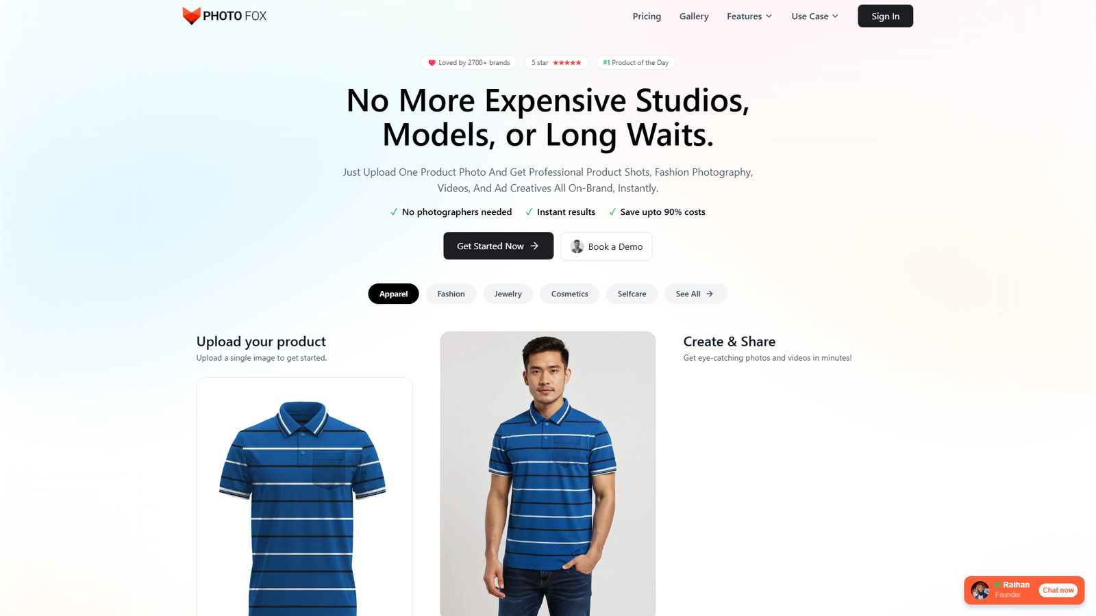PhotoFox AI Screenshot