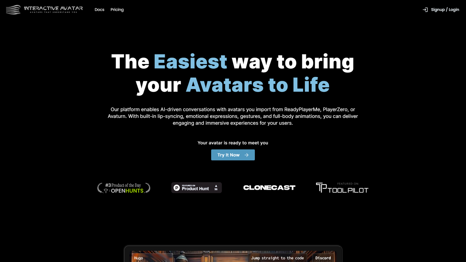 Interactive Avatar Screenshot