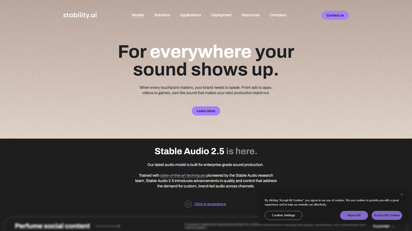 Stable Audio 2.5 Screenshot