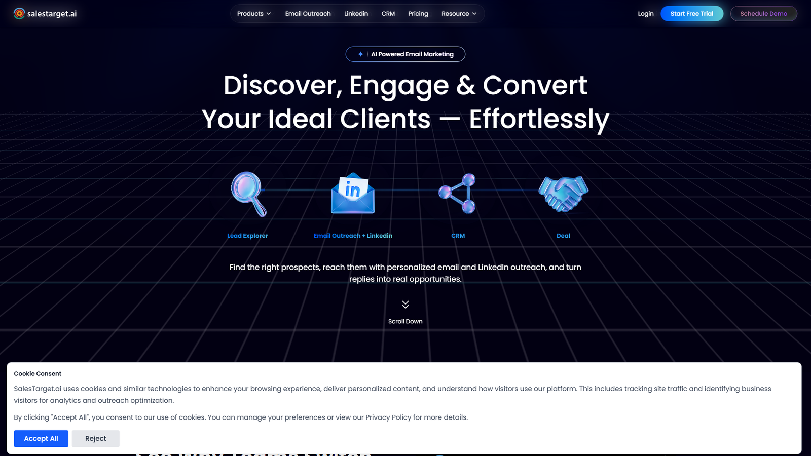 SalesTarget.ai Screenshot