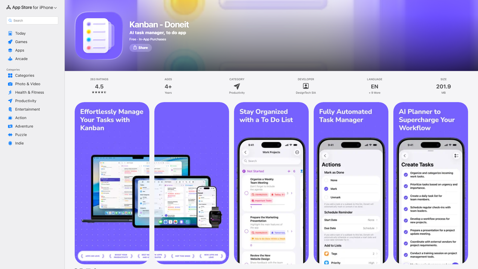 Doneit 3.0 Screenshot