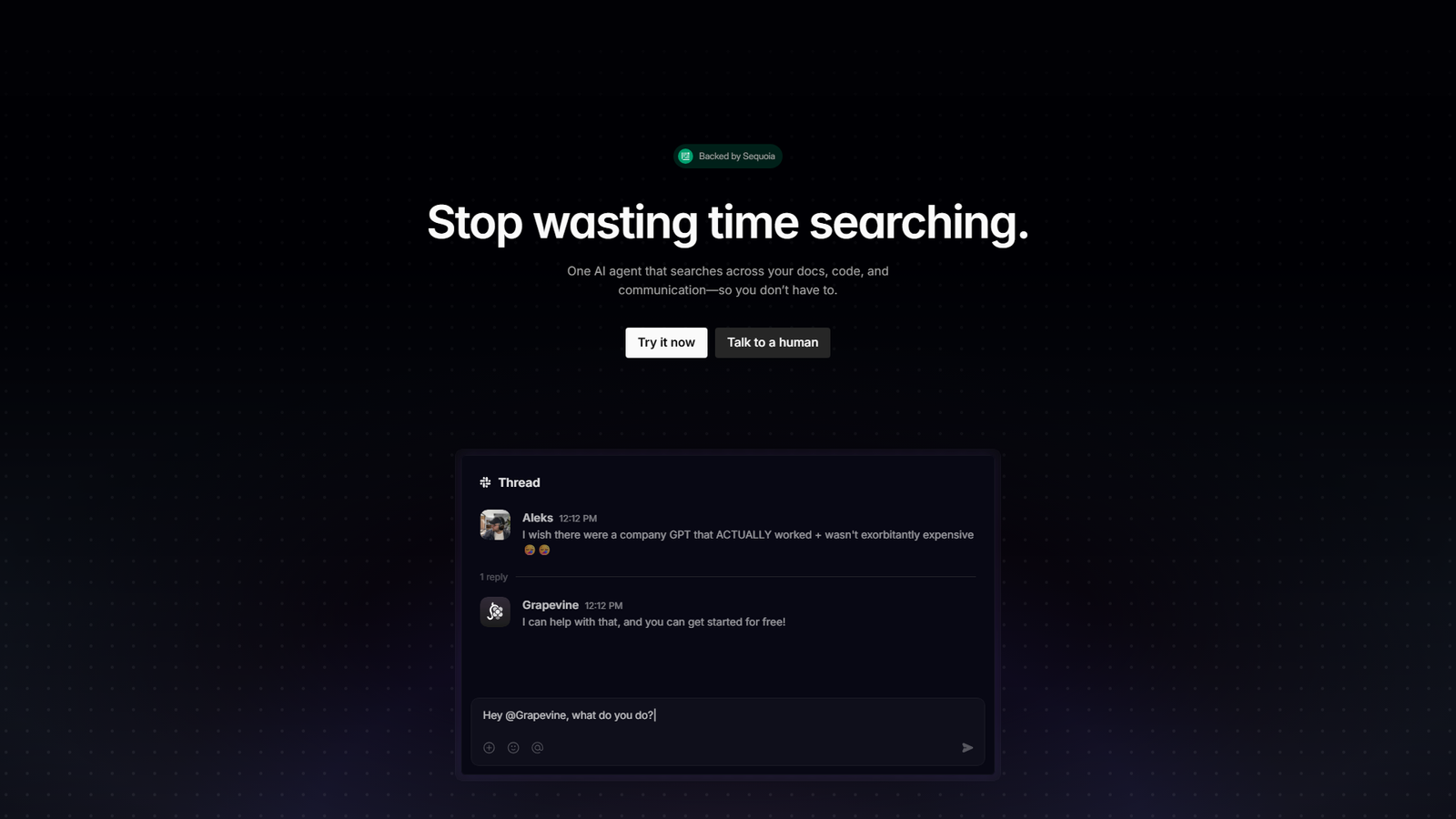 Grapevine Screenshot