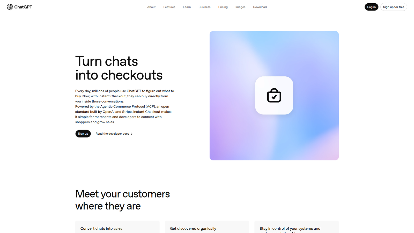Instant Checkout in ChatGPT Screenshot