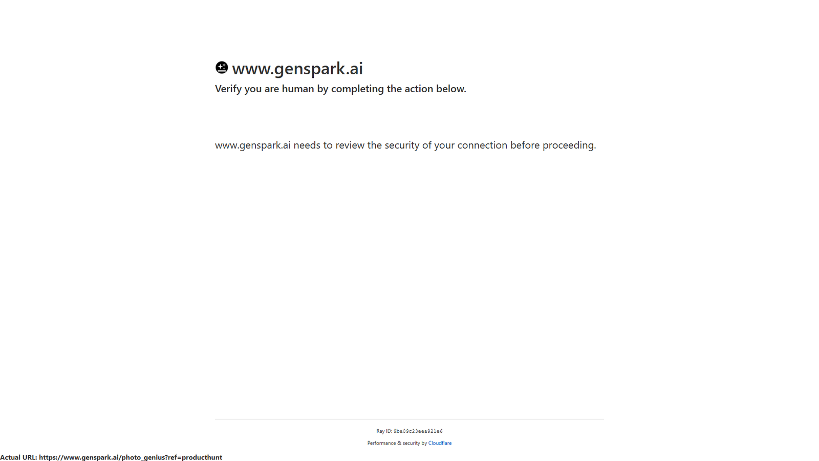 Genspark Photo Genius Screenshot