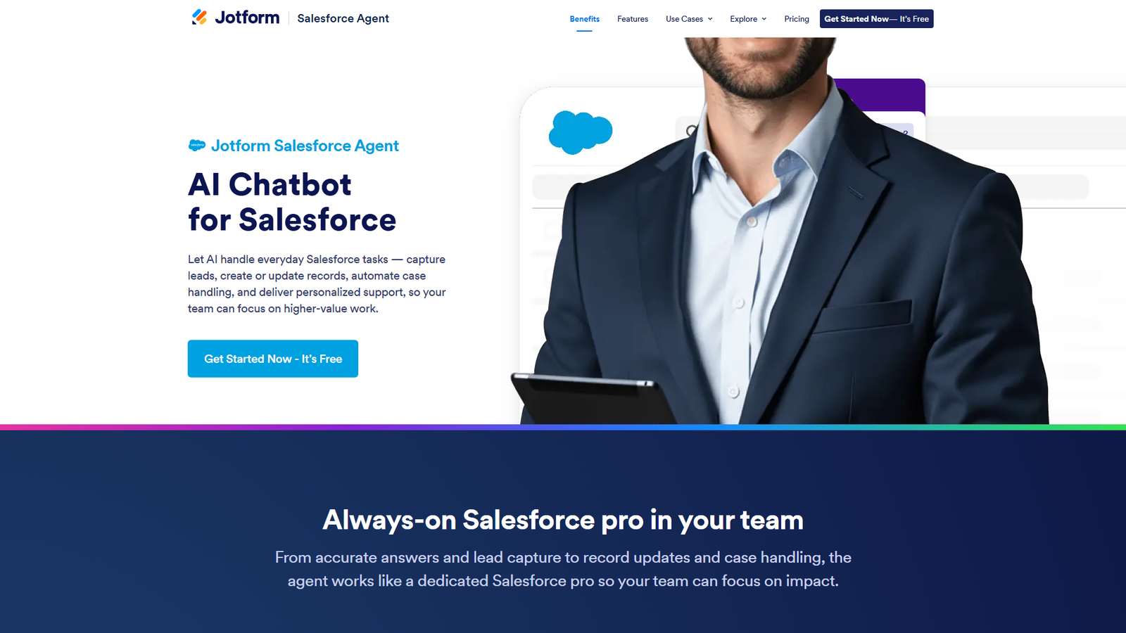 Jotform Salesforce Agent Screenshot