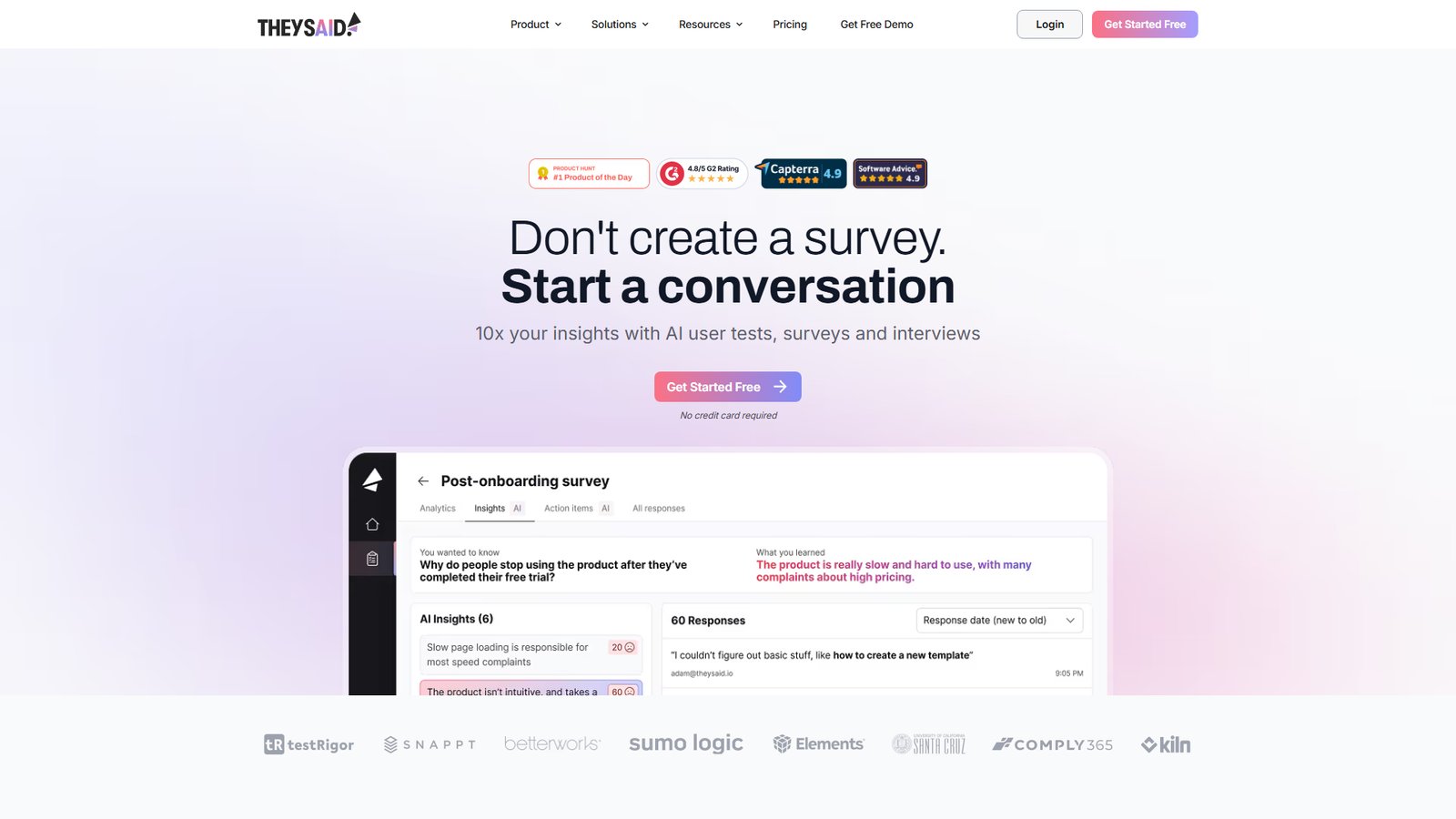 TheySaid 3.0 Screenshot