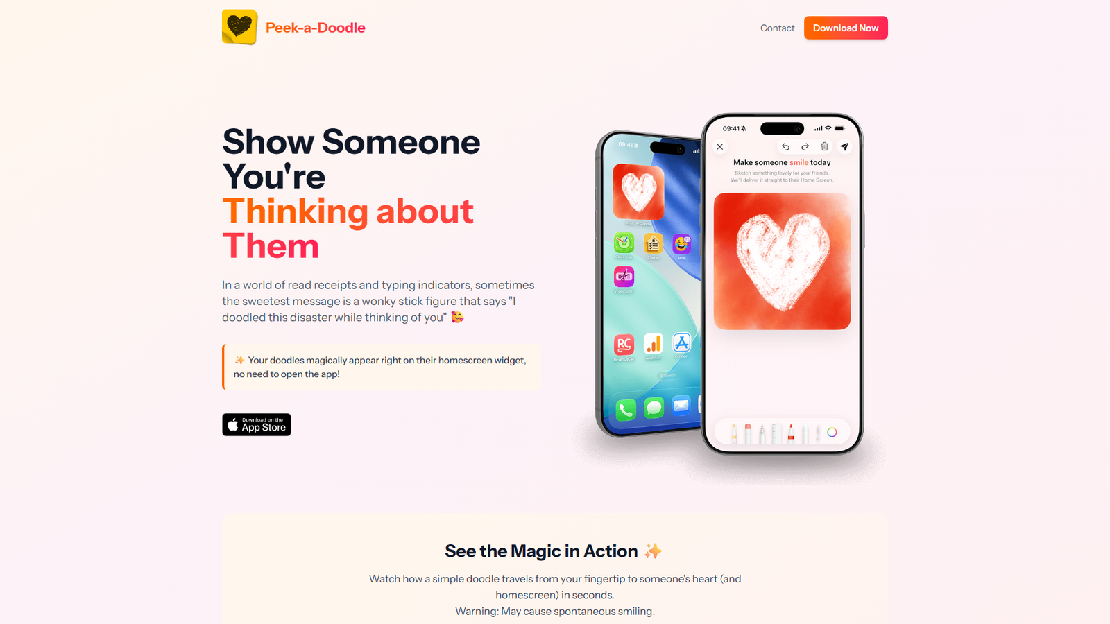 Peek-a-Doodle for iOS & iPadOS Screenshot