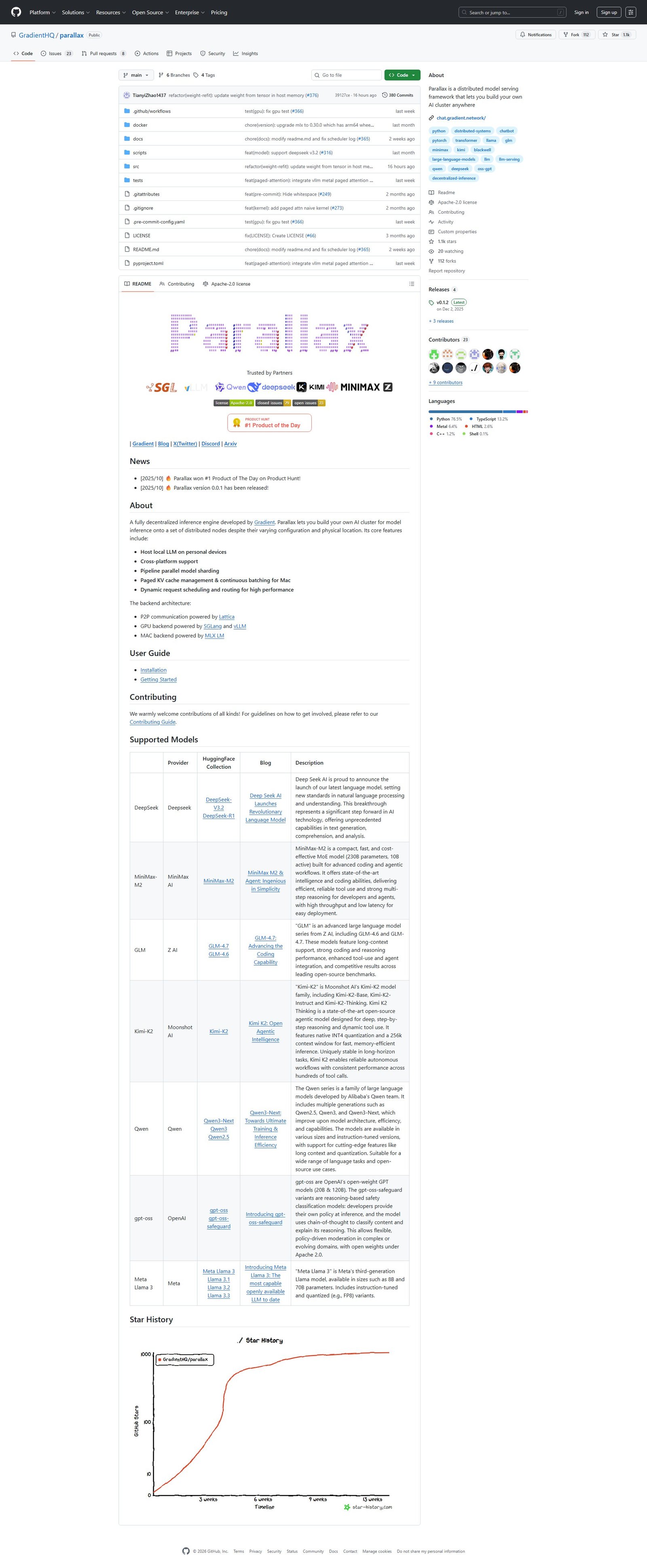 Parallax by Gradient Screenshot