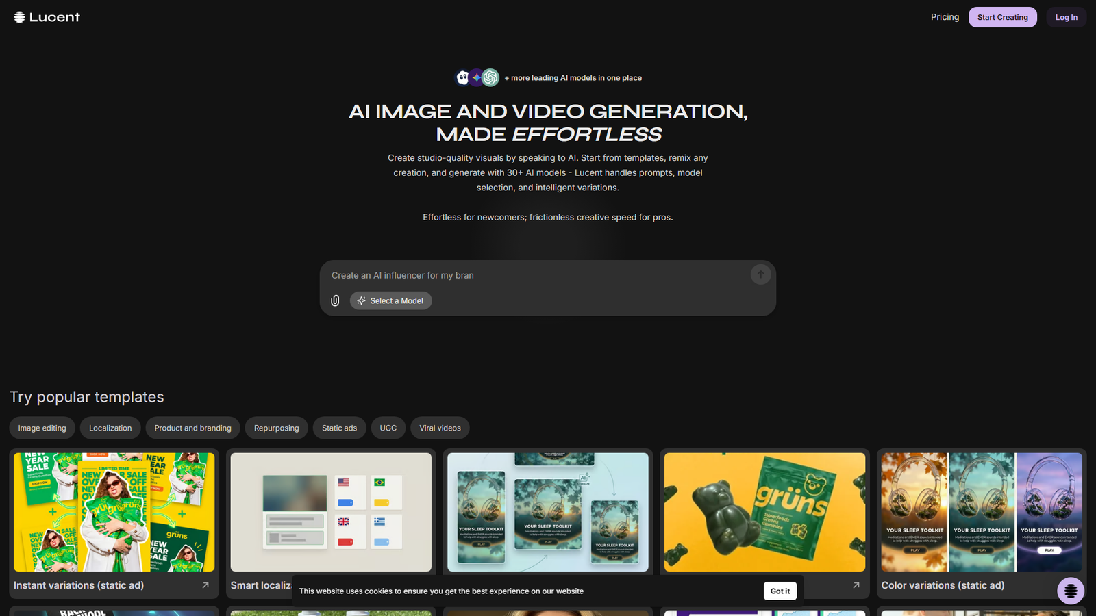 Lucent Chat Screenshot