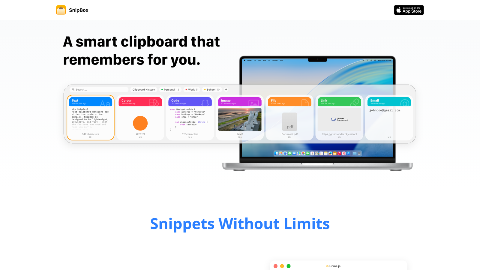 SnipBox Screenshot