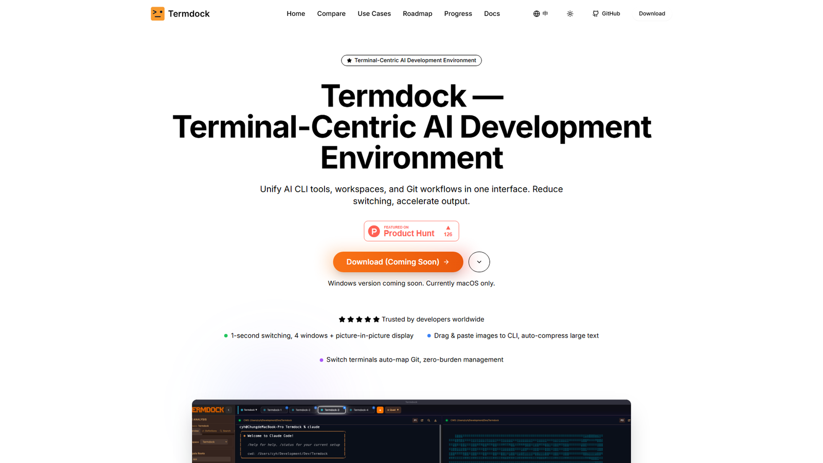 Termdock Screenshot