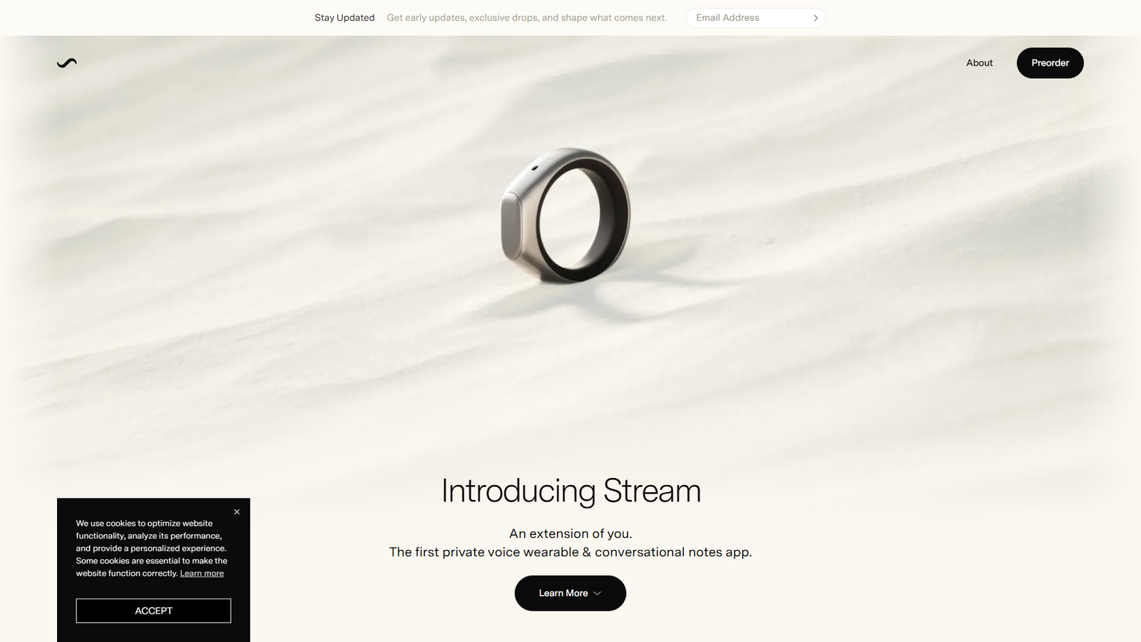 Stream Ring by Sandbar Screenshot