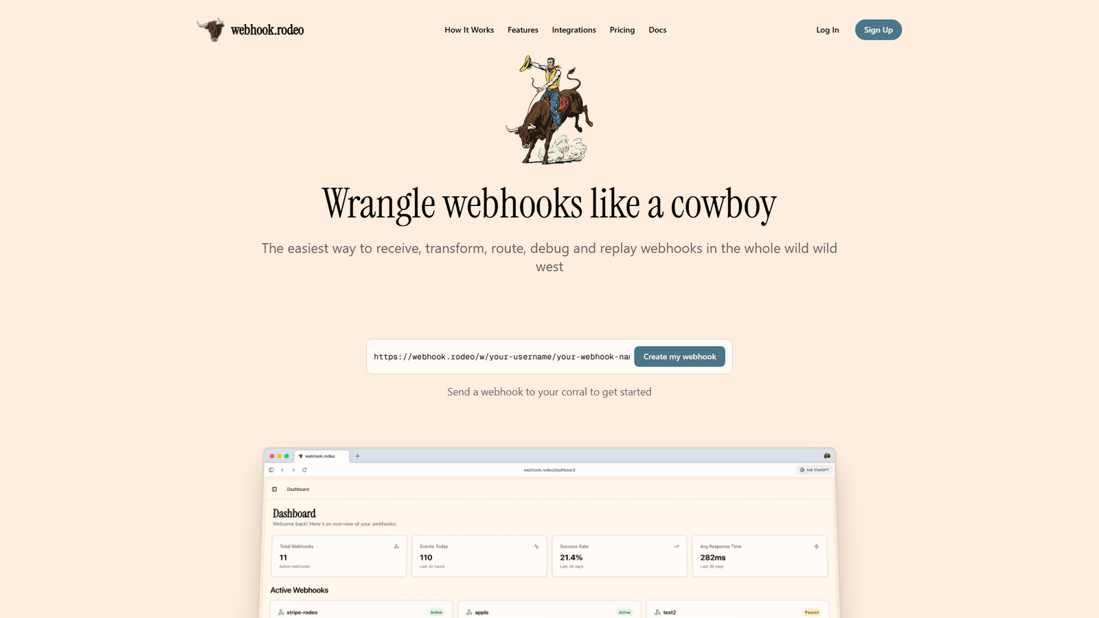webhook.rodeo Screenshot