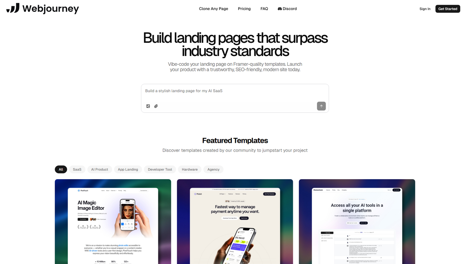 Webjourney Screenshot