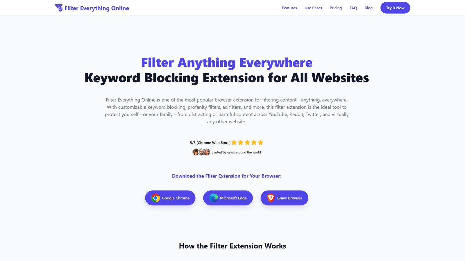 Filter Everything Online Screenshot