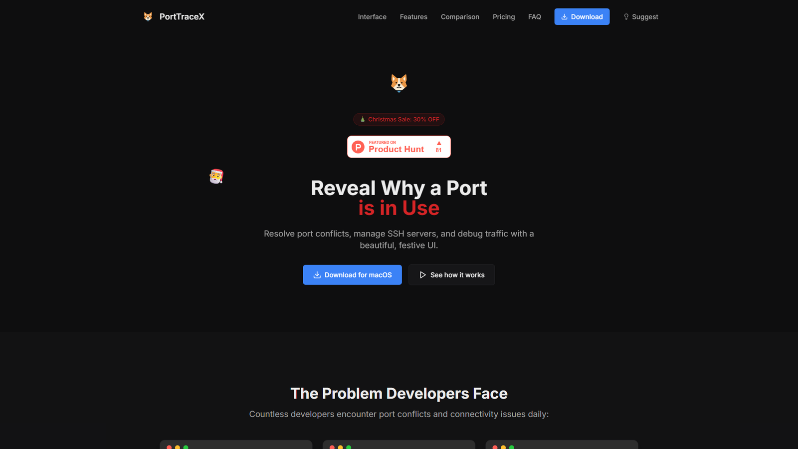 PortTraceX Screenshot