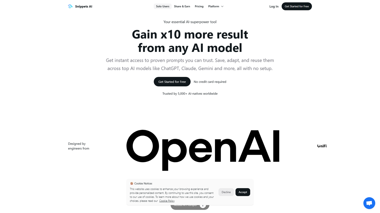 Snippets AI Screenshot