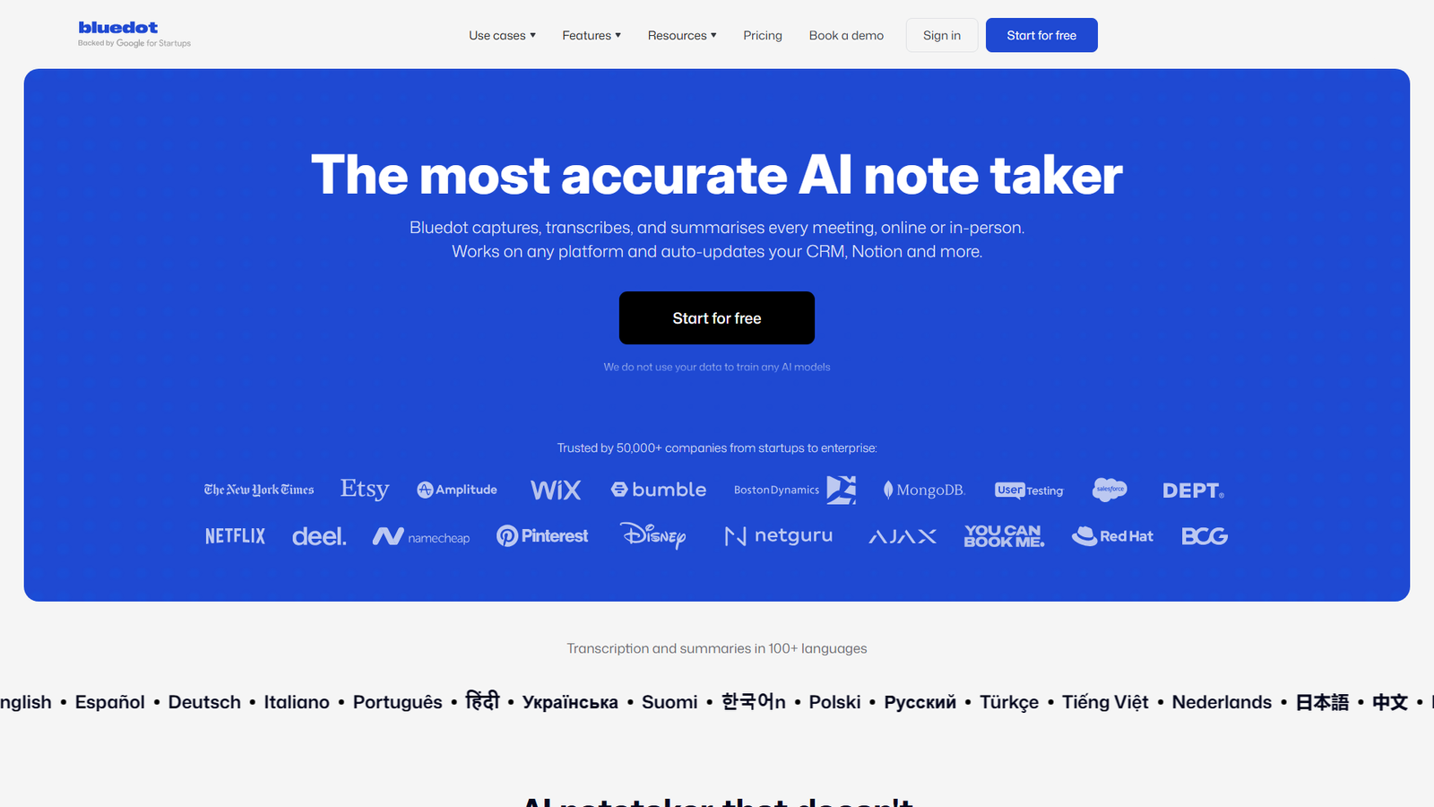 Bluedot 2.0 Screenshot