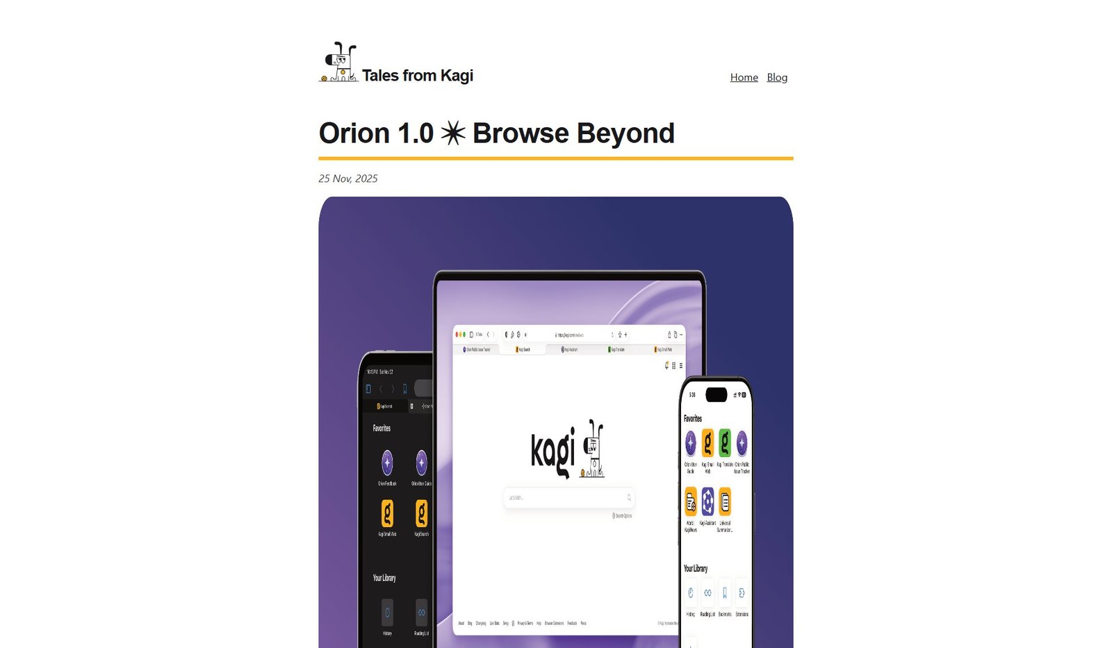 Orion 1.0 Screenshot