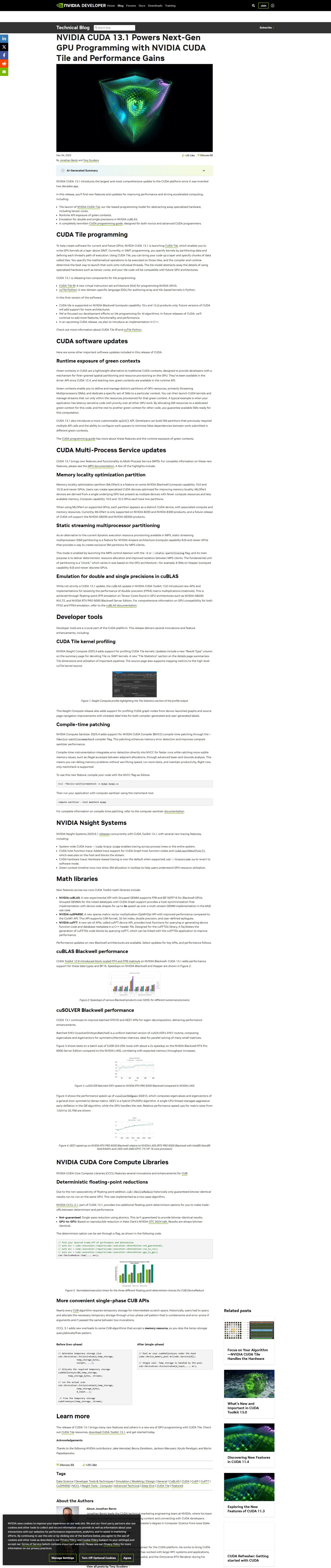 CUDA 13.1 Screenshot