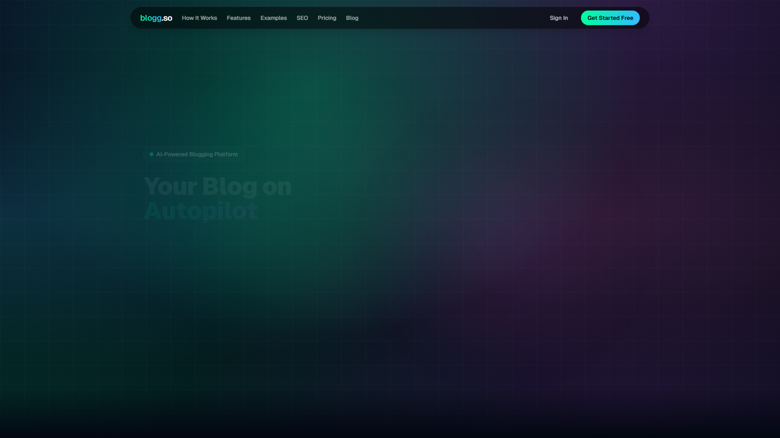 Blogg.so 2.0 Screenshot