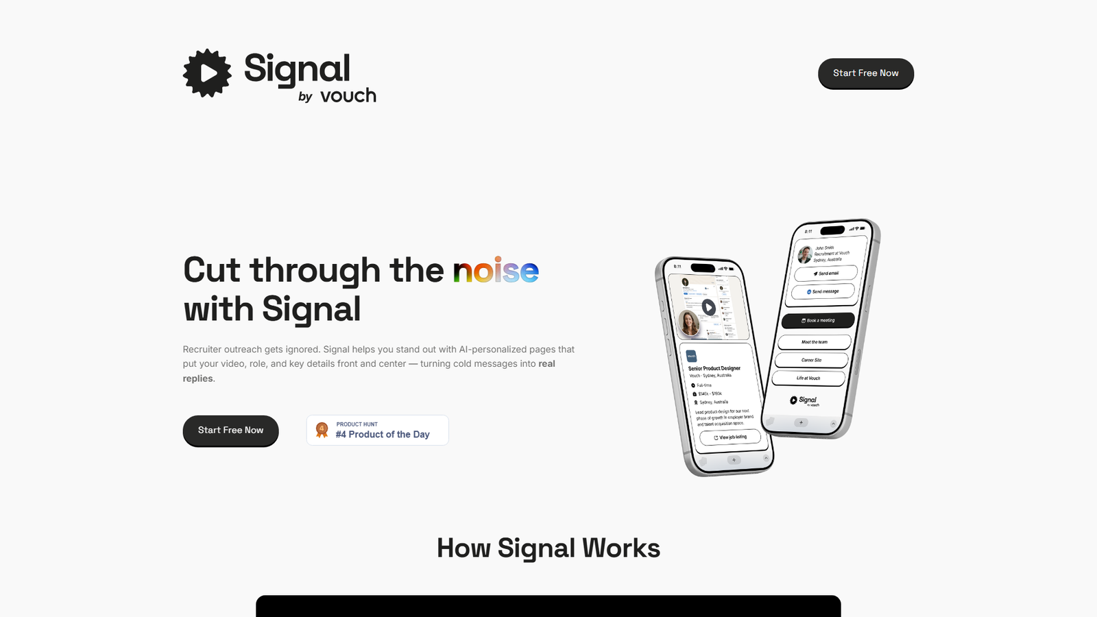 Signal by Vouch Screenshot
