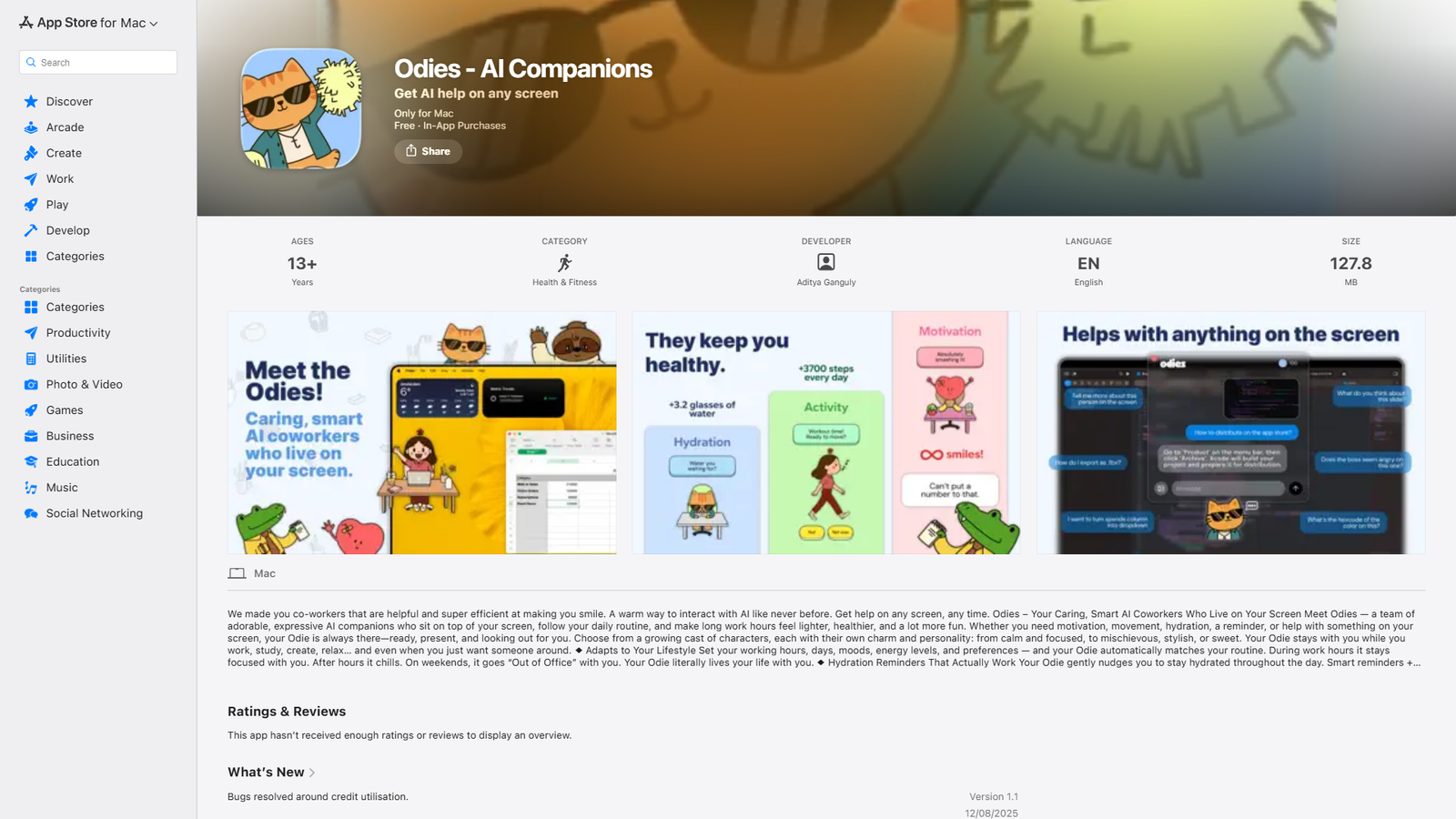 Odies AI Coworkers Screenshot