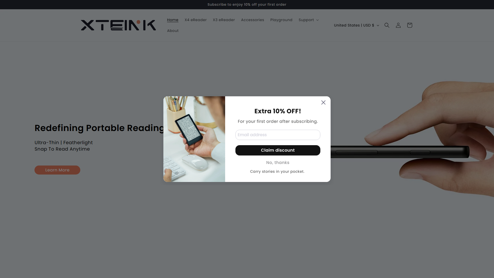 Xteink X4 Screenshot