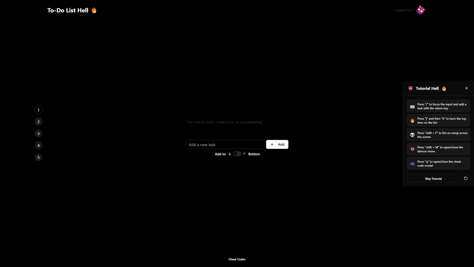 To-Do List Hell Screenshot