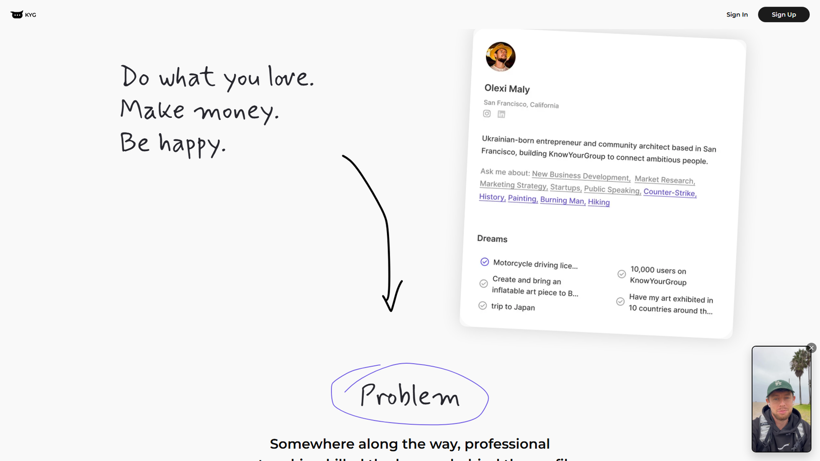Know Your Group Screenshot