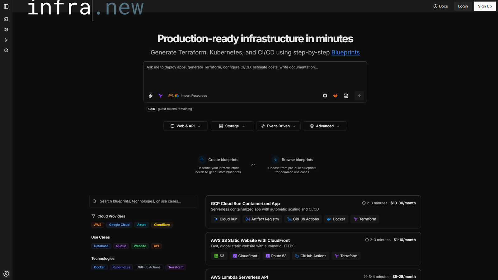 infra.new Screenshot
