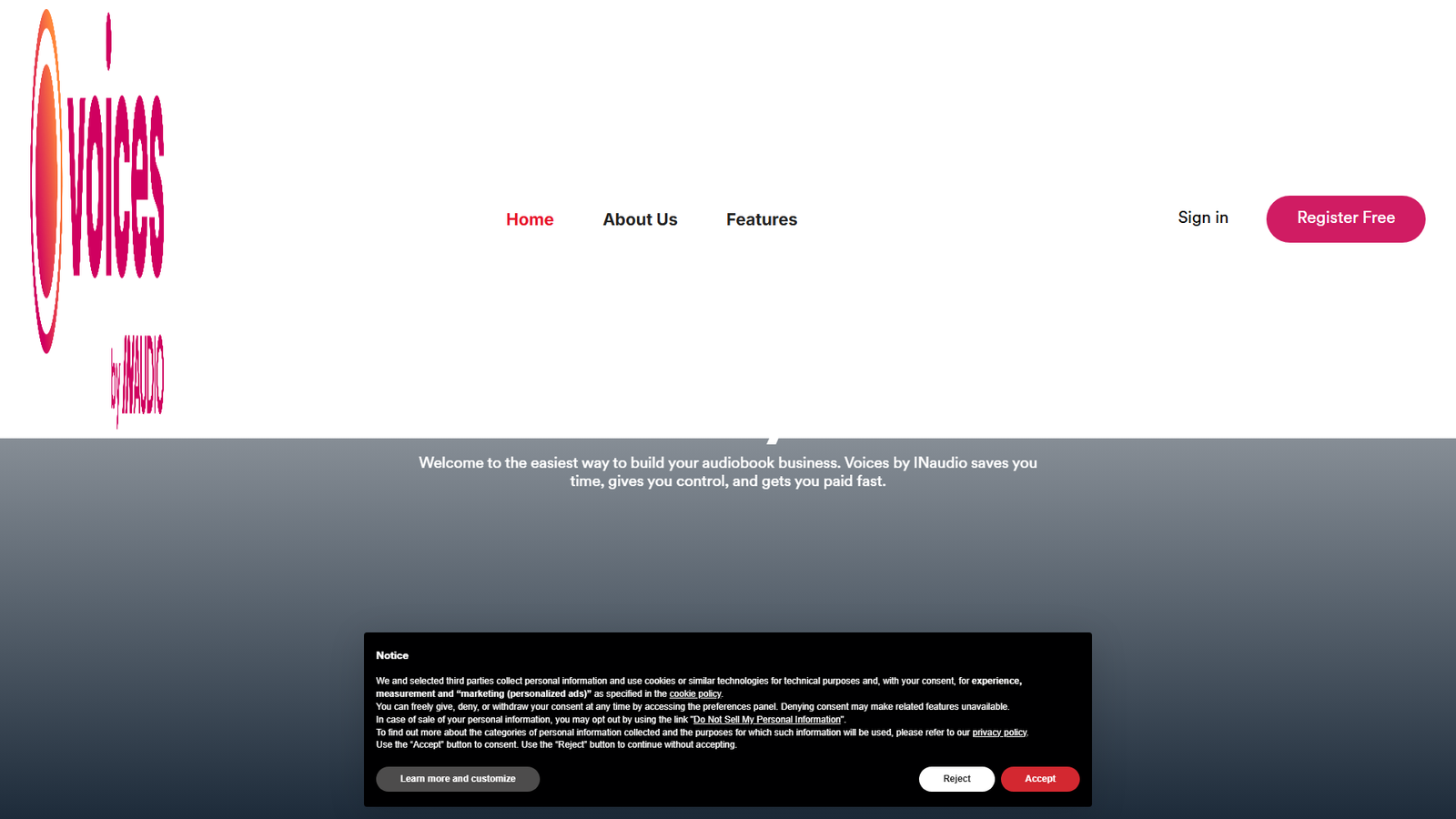 Findaway Voices by Spotify Screenshot