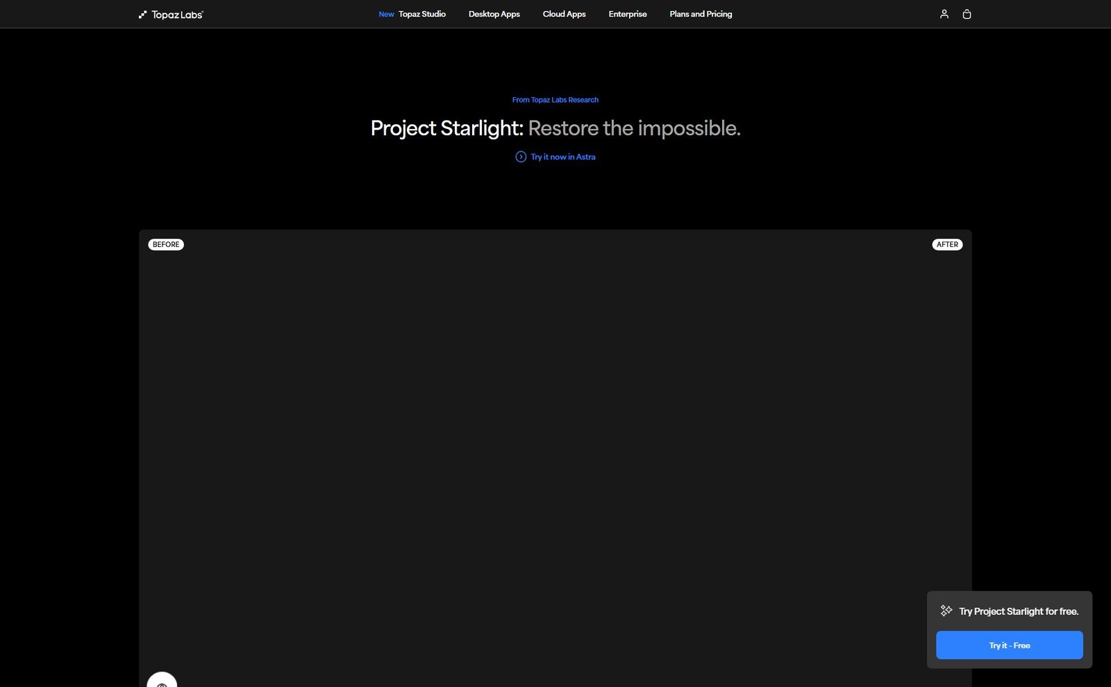 Project Starlight From Topaz Labs Screenshot