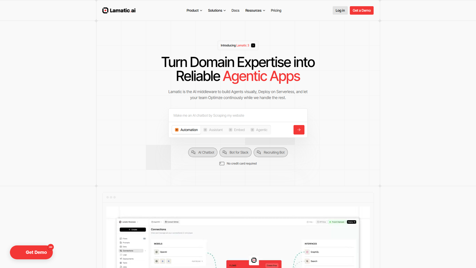 Lamatic 2.0 Screenshot