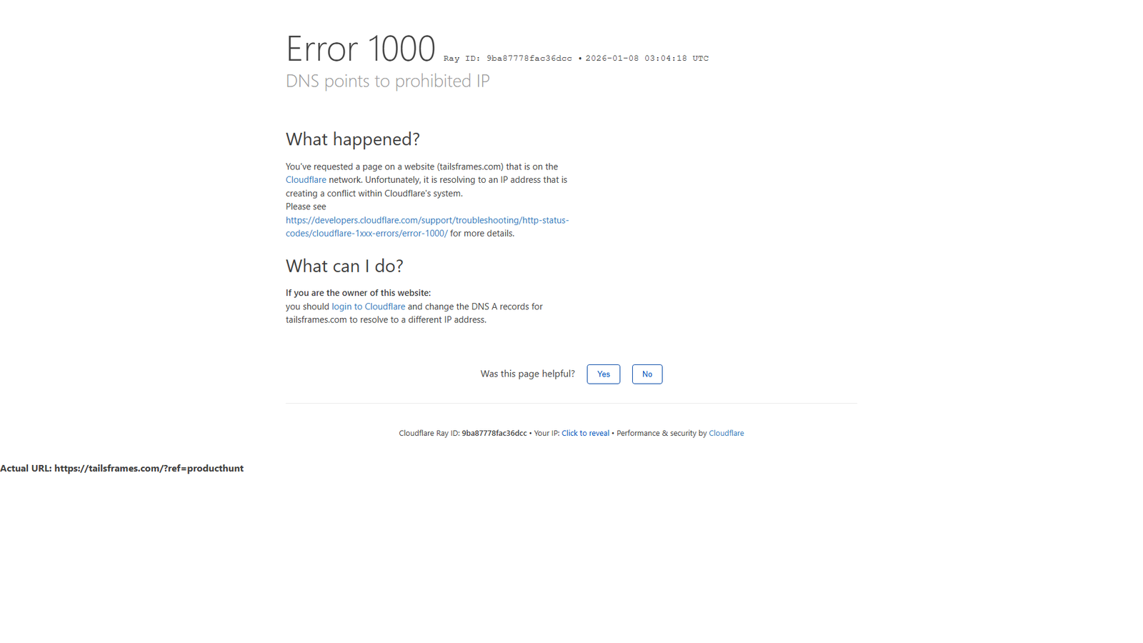 Tails & Frames Screenshot