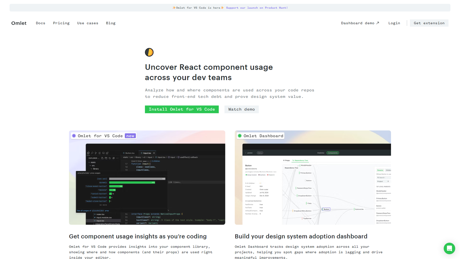 Omlet for VS Code Screenshot