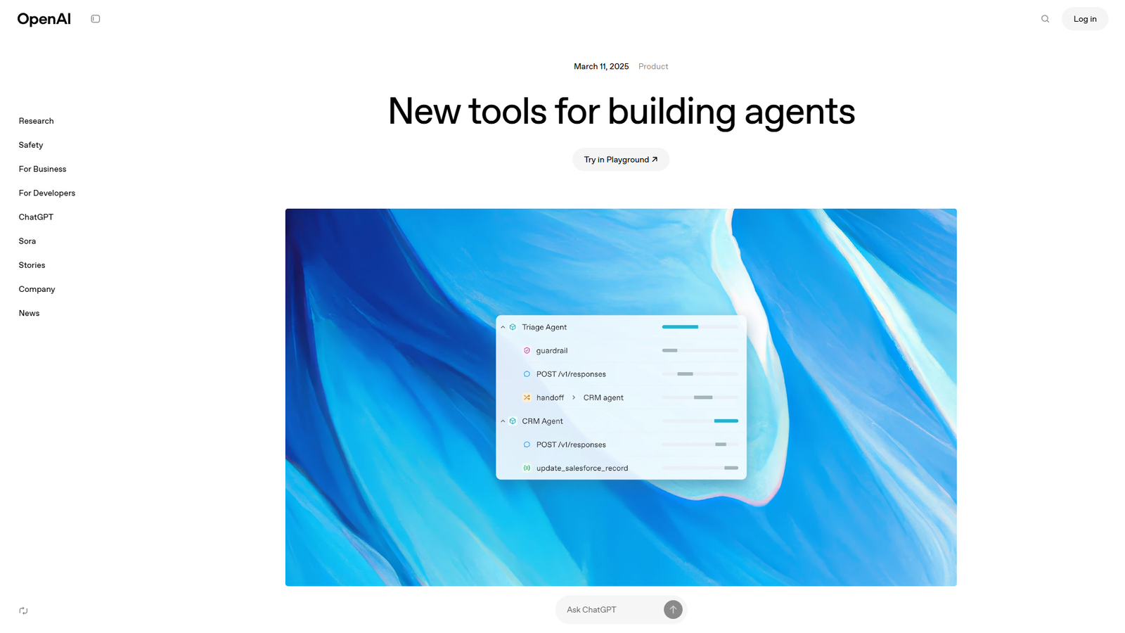 OpenAI Responses API and Agents SDK Screenshot