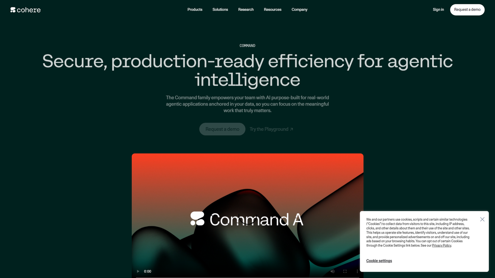 Command A Screenshot