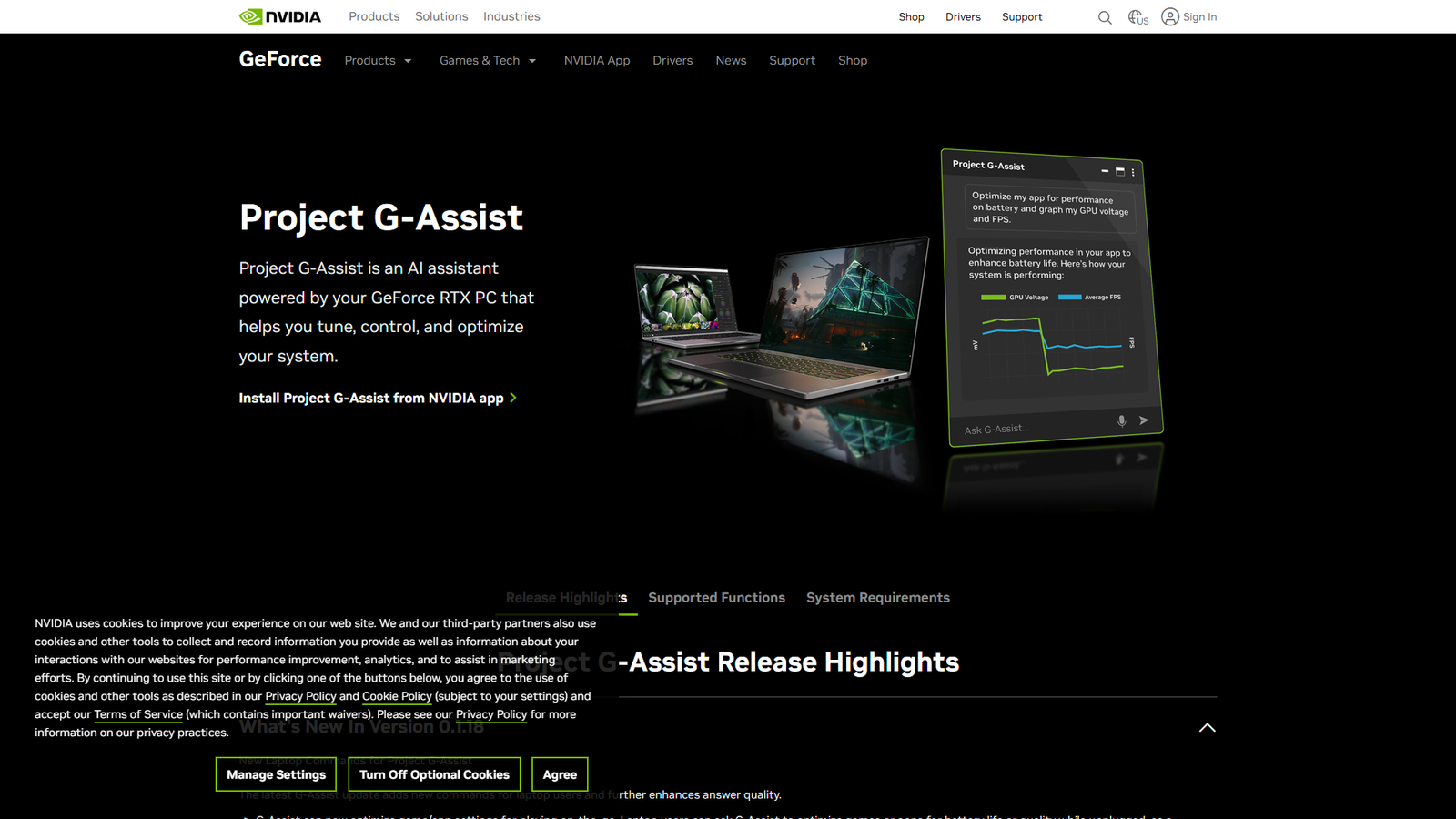 Project G-Assist Screenshot