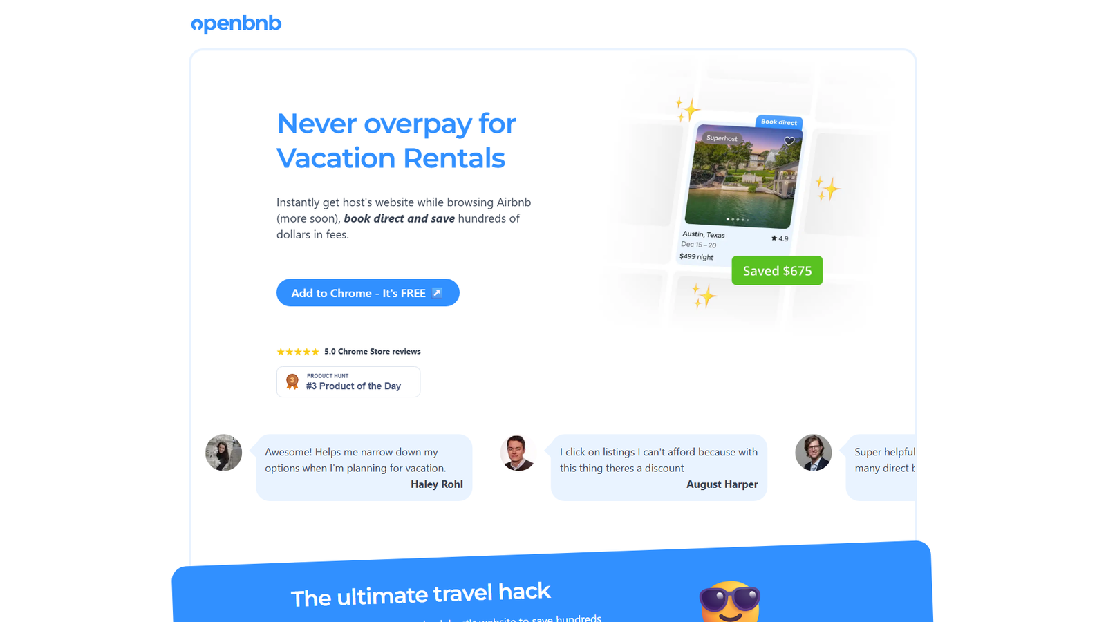 OpenBnB Screenshot